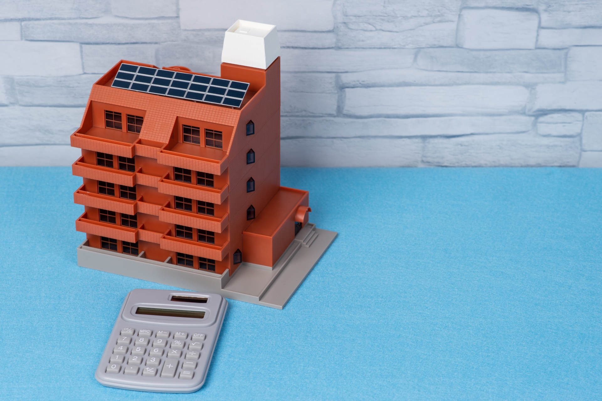 マンションの模型